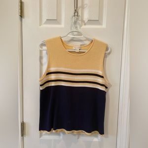 Christopher & Banks Sweater Vest Tank